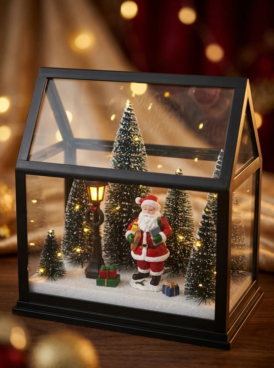 LED Santa Sunroom Lantern thumbnail 3