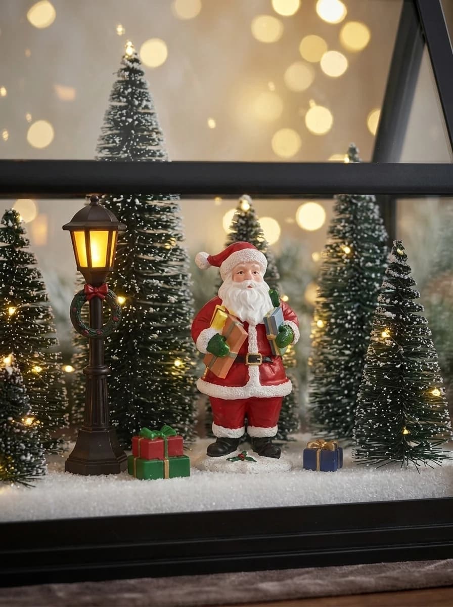 LED Santa Sunroom Lantern thumbnail 6